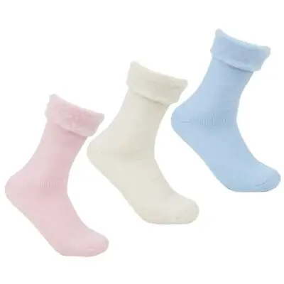 £5.95 • Buy Bed Socks Pack Of 3 Women's Cosy Lounge Warm Soft Thermal Slipper Sock Gift