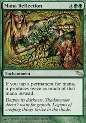 1x Mana Reflection Light Play English Shadowmoor MTG Magic • $14.48