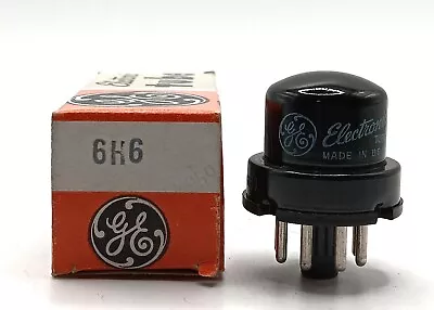 6H6 Vacuum Tube. GE A Double Diode Detector. Haliicrafter Allied Radios. • $6.50