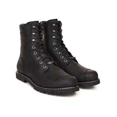 Indian Motorcycle Men's Lace Up Boot Black | 2861703 • $229.99