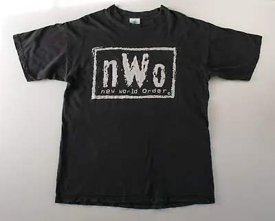 NWO T Shirt Minnesota Tour Champ Black WCW WWF WWE Large Wolf Pack Razor Ramon  • $32.38