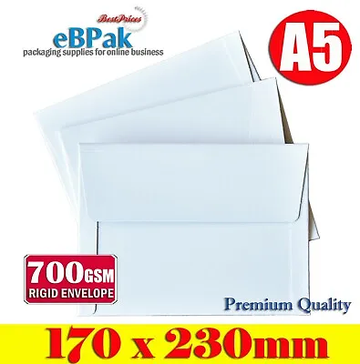 50x A5 Rigid Mailer 170 X 230mm 700gs Hard Envelope C5 For Photo Film Document • $34.50