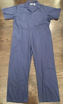 Vintage Walls Blue One Piece Work Farm Suit Hipster Coveralls Mens 56 Tall Vtg • $34.95