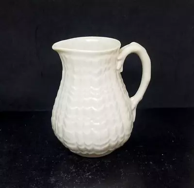 BELLEEK Pitcher Limpet Pattern 6th Mark Vintage 1965-1980 5.5  Tall • $24