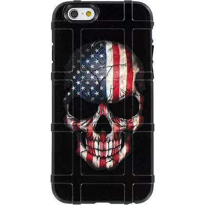 Magpul Field Case For IPhone SE455s. Custom Skull USA Flag By Ego Tactical • $39.95