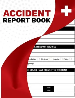 £8.70 • Buy Accident Report Book: Workplace HSE Compliant Incident Report Log Book | Health