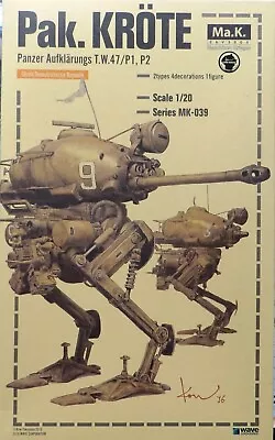 Wave Pak. Krote TW-47/P1P2 1/20 Scale Model Kit Maschinen Krieger Ma.K SF3D • £175