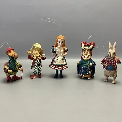 Alice In Wonderland Metropolitan Museum Of Art MMA Ornament Figurines Set Of 5 • $125
