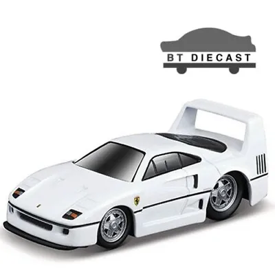 Maisto Muscle Machines Ferrari F-40 1/64 Diecast Model Car White 15575 • $7.90