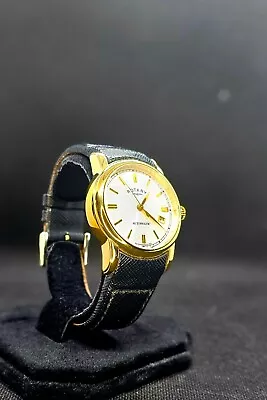 Rotary Men's Automatic Dress Wristwatch. Gold And Black • £120