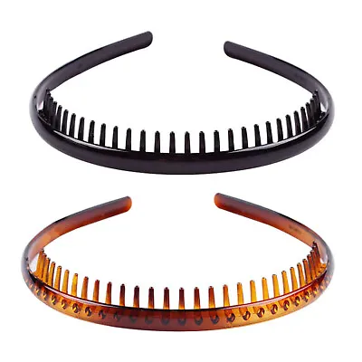 1/2pcs French Headbands Teeth Comb Hairband Hair Hoop Accessory For Womens Girls • $9.99