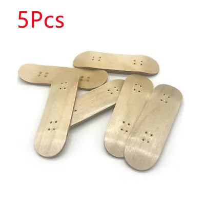 5Pack Maple 100*30mm Fingerboards Wooden Tech Deck Skateboard Natural Wood Grain • $14.78