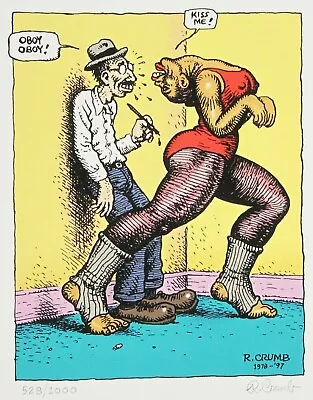 Robert (R.) CRUMB 'The Nubile Dancer' 1978/1997 SIGNED Silkscreen W/ Book *NEW* • $750