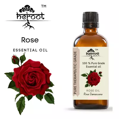 Rose 100% Pure Essential Oil Natural Therapeutic Grade Mental Fatigue Anxiety   • $8.95