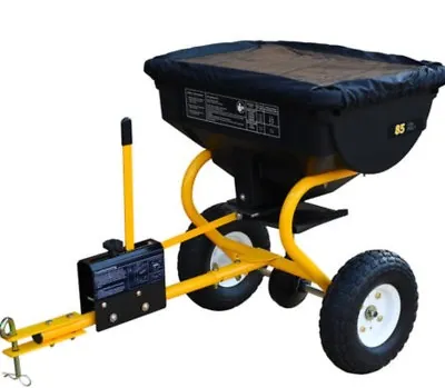 Large Tow Behind Broadcast Spreader Hopper Fertilizer Seed ATV Lawn Tractor Pull • $185.25