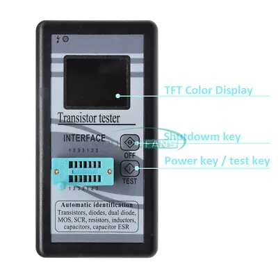 M328 TFT LCD Transistor Tester Diode 1.8  Triode Checker Capacitance Meter • $16.95