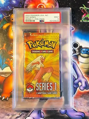 Pokémon USA Inc ~ 2004 ~ Pop Series 1 ~ Foil Pack Sealed ~ PSA 9 Mint • $110