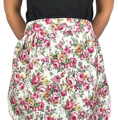 Full Length And Half Apron In O/S Size With Pocket 100% Cotton Made In Britain  • £9.99