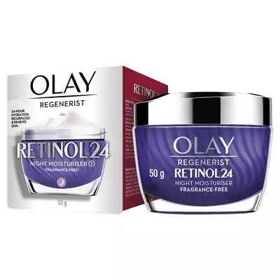 Olay Regenerist Retinol 24 Night Face Cream Moisturiser Fragrance Free 50g • $29.99