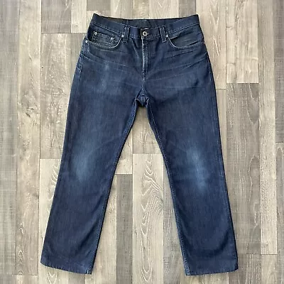 J Brand Kane Slim Straight Jeans Mens Size 36 36x29 Blue 100% Cotton MADE IN USA • $25