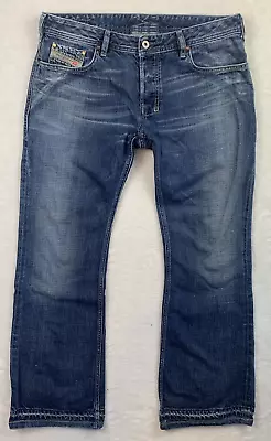 Diesel Industry Denim Jeans Mens Zathan Vintage Size 34 Boot Cut 2004 • $39.95