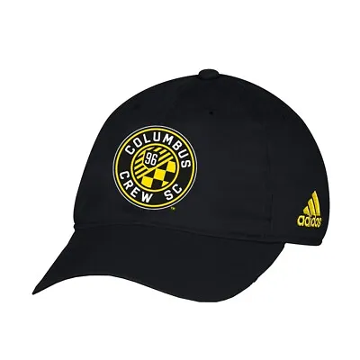 Columbus Crew SC MLS Adidas Unisex Black Fitted Cap • $19.99