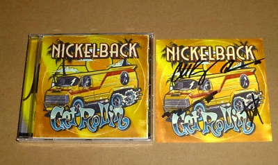 £10.95 • Buy NICKELBACK : GET ROLLIN' -* SIGNED / AUTOGRAPHED *- CD ALBUM (2022) *In Hand