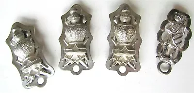 SET Of 4 ANTIQUE SWORD HANGER HOLDERS For MASONIC KNIGHT Of TEMPLAR UNIFORM BELT • $59.99