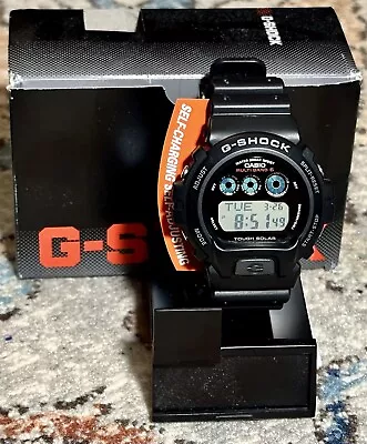 Casio GW6900-1 G-Shock Tough Solar Multi Band 6 Atomic Black • $69