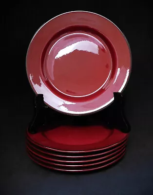 Rare Vintage Villeroy & Boch Cordoba Bread Plate 16.5cm Porcelain Red C1980s • $19.54