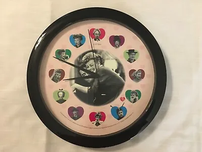 I Love Lucy Wall Clock Lucille Ball & Ricky Ricardo ~ Works Great • $10