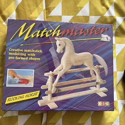 £16.99 • Buy Vintage Matchmaster Rocking Horse KSG Match Stick Kit New Unopened
