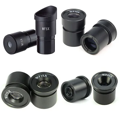 1pc Stereo Microscope Eyepiece WF5X 10X 15X 20X Mounting Size 30.5mm • £8.28