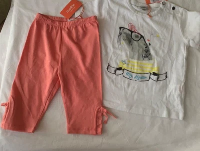 £10.38 • Buy MARESE - Girls Sz 18m (1-2 Years) Tee Shirt & Leggings - NWT