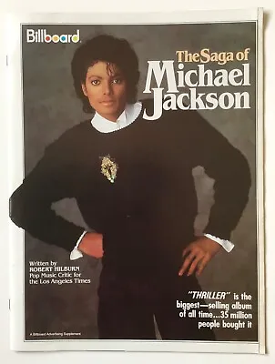 Michael Jackson RARE 1984 Billboard Magazine 54-page Tribute PHOTOS Articles ADs • $49.95