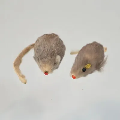 Vintage Original Fur Toys Miniature Mouses • $8.99