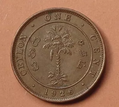 Ceylon. One Cent 1926. • £0.99