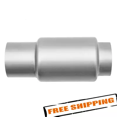 Dynomax 24250 Race Series Mini Bullet Stainless Steel Round Exhaust Muffler • $32.53