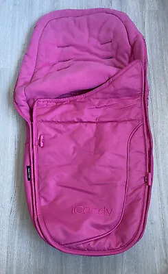 ICandy Apple 2 Pear Flavour Luxury Footmuff Cosytoes In Pink • £19.99