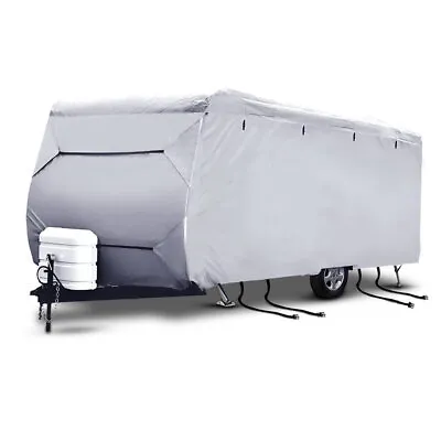 Weisshorn 18-20ft Caravan Cover Campervan 4 Layer Heavy Duty UV Carry Bag Covers • $124.44