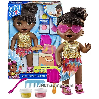 Year 2020 Baby Alive 12  African American SUNSHINE SNACKS Doll With Accessories • $54.99