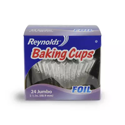 Baking Cups Extra Large 3 1/2 Inches - Foil Easy To Use • $8.28