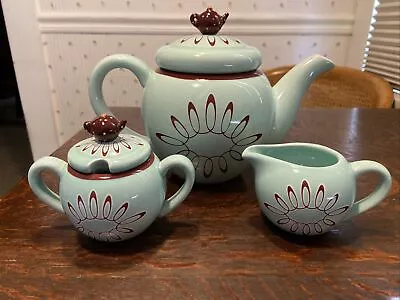 Polly Put The Kettle On Tea Set Gorham Merry Go Round Flawless.  Eb3 • $45