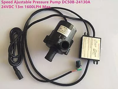 NEW 24VDC Power/Pressure Adjustable Micro Pressure Pump DC50B-24130A 13m 86W • $65.99