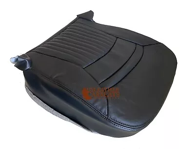 1997-2004 Chevy Corvette SPORT DRIVER Bottom Perforated Leather Seat Cover Black • $159.99