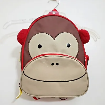 Skip Hop Monkey Backpack Kids Toddlers Small Bookbag Zoo 2012 • $12.99