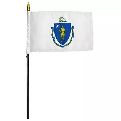 Massachusetts Flag 4 X 6 Inch • $1.59