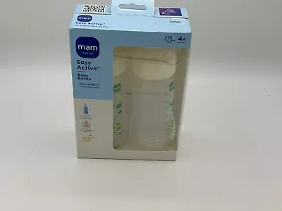 MAM Easy Active Baby Bottle | Easy To Hold | Fast Flow Teat | 4+ Months | Green • £22.99