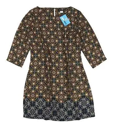 Laura Clement Printed Shift Dress UK 18 Rrp £39.99 LN9 YY 11 • £19.79