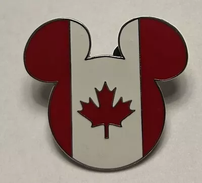 Disney World - Epcot World Showcase - Canada Mickey Mouse Ears Had Flag Pin • $5.79